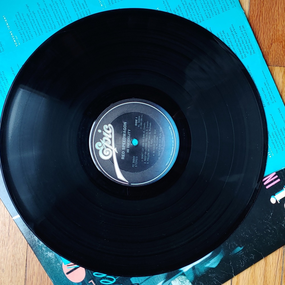 Reo Speedwagon Hi Infidelity, vinyl vintage record 1980 - Picture 8 of 10
